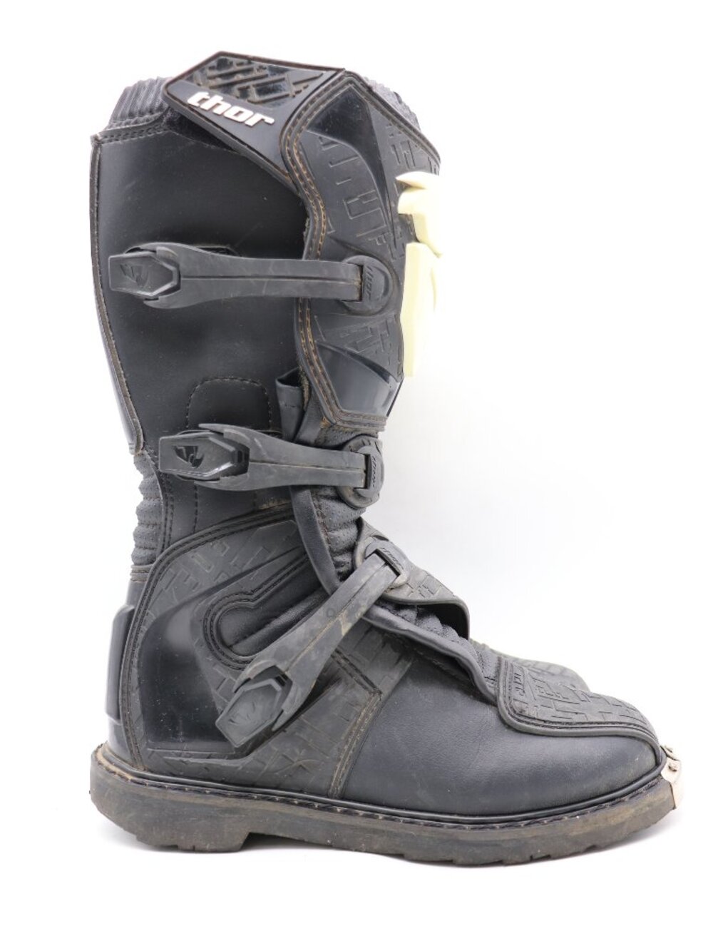 Thor Blitz MX Motocross Off Road Boots Mens Size 9 Black Trail Bike Boots